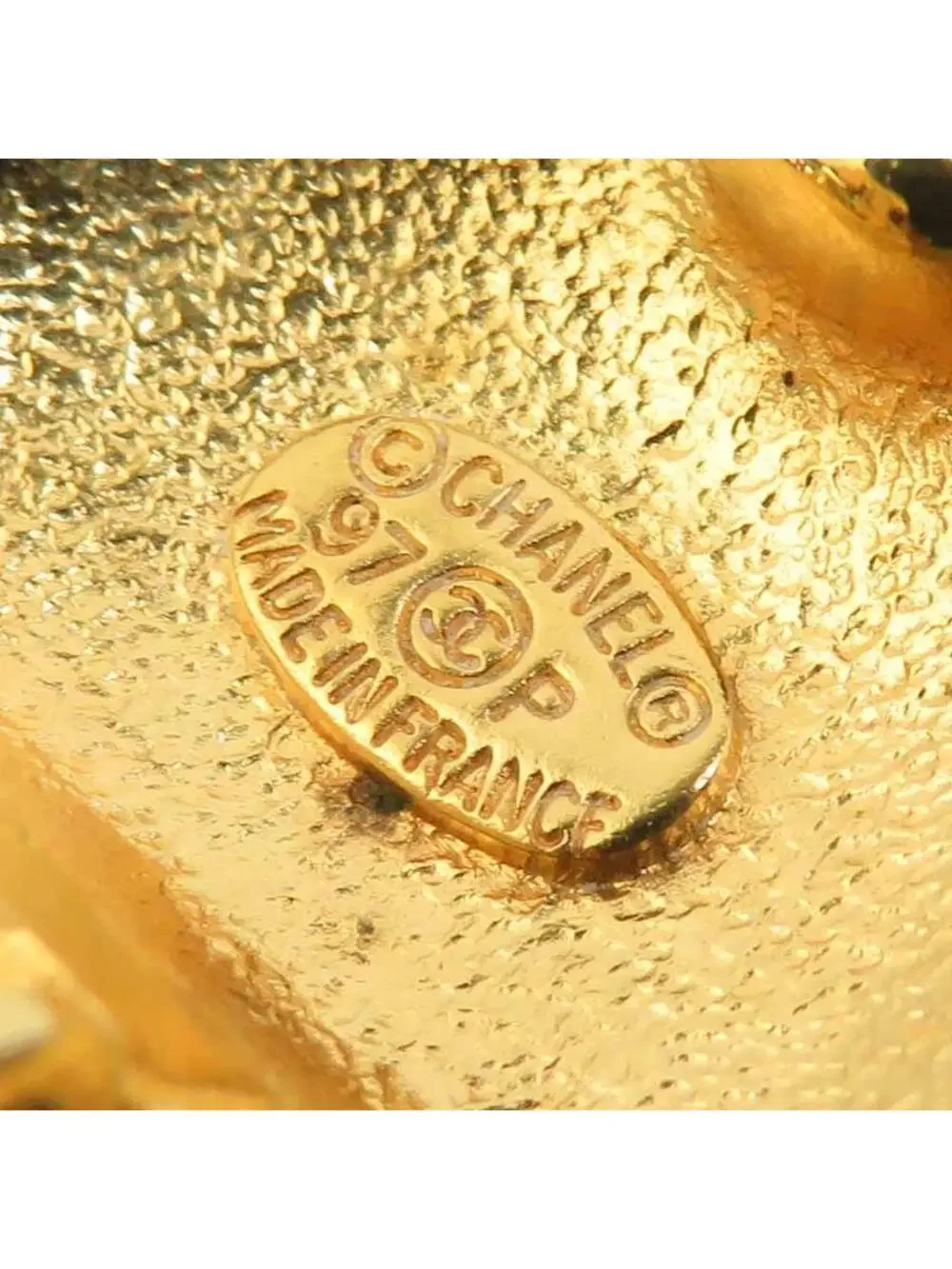 Auth Chanel Vintage Cc Logo Earrings #294118C35B